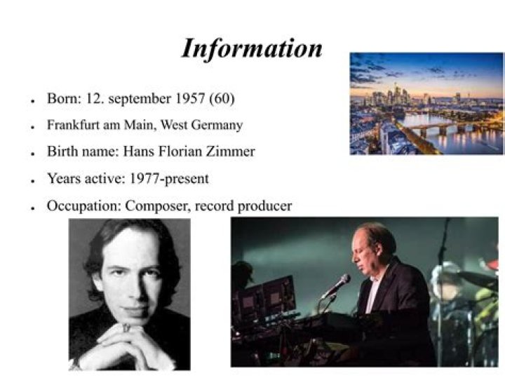 Hans Zimmer – Biography, Facts & Life Story