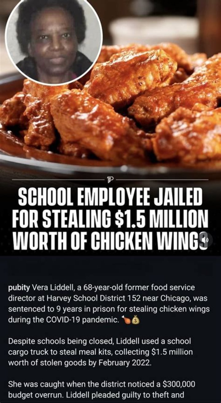 School Employee Vera Liddell Stole $1.5M Worth Of Food
