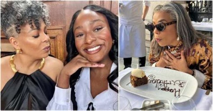 “See Rich People Cake, E Small”: Sweet Photos As Femi Otedola, DJ Cuppy Celebrate Her Mum Nana on Her Birthday